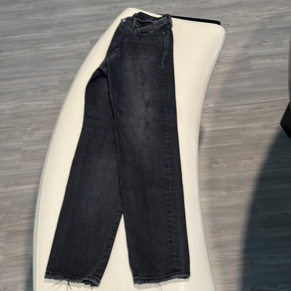 Abercrombie & Fitch faded black vintage stretch 90S Slim 28W x 30L